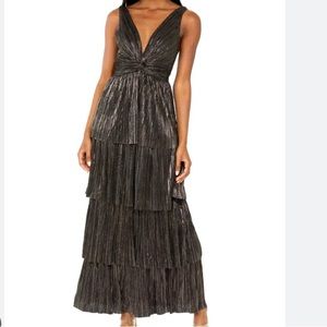 Sabina Musayev Metallic Dress